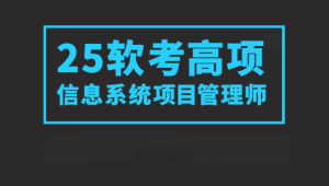 2025野人老师软考高项