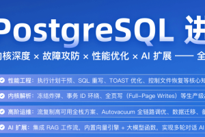 PostgreSQL 进阶训练营（完结）