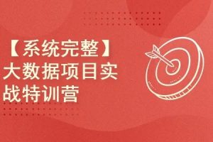 【完整】大数据项目实战3|离线|实时|数据仓库|推荐系统|数据可视化